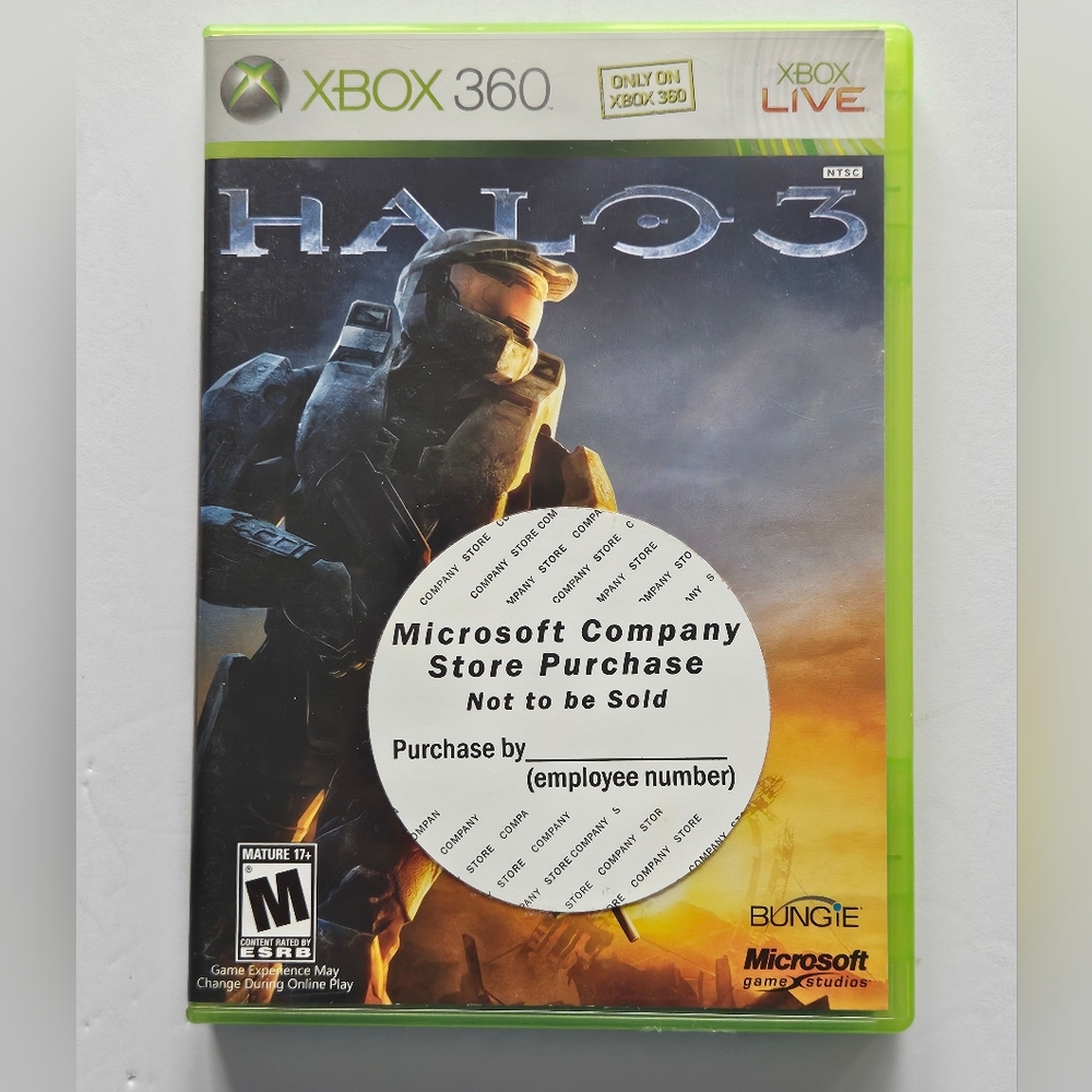 *SOLD* Halo 3 Microsoft Xbox 360 Microsoft Company Store Complete Video Game